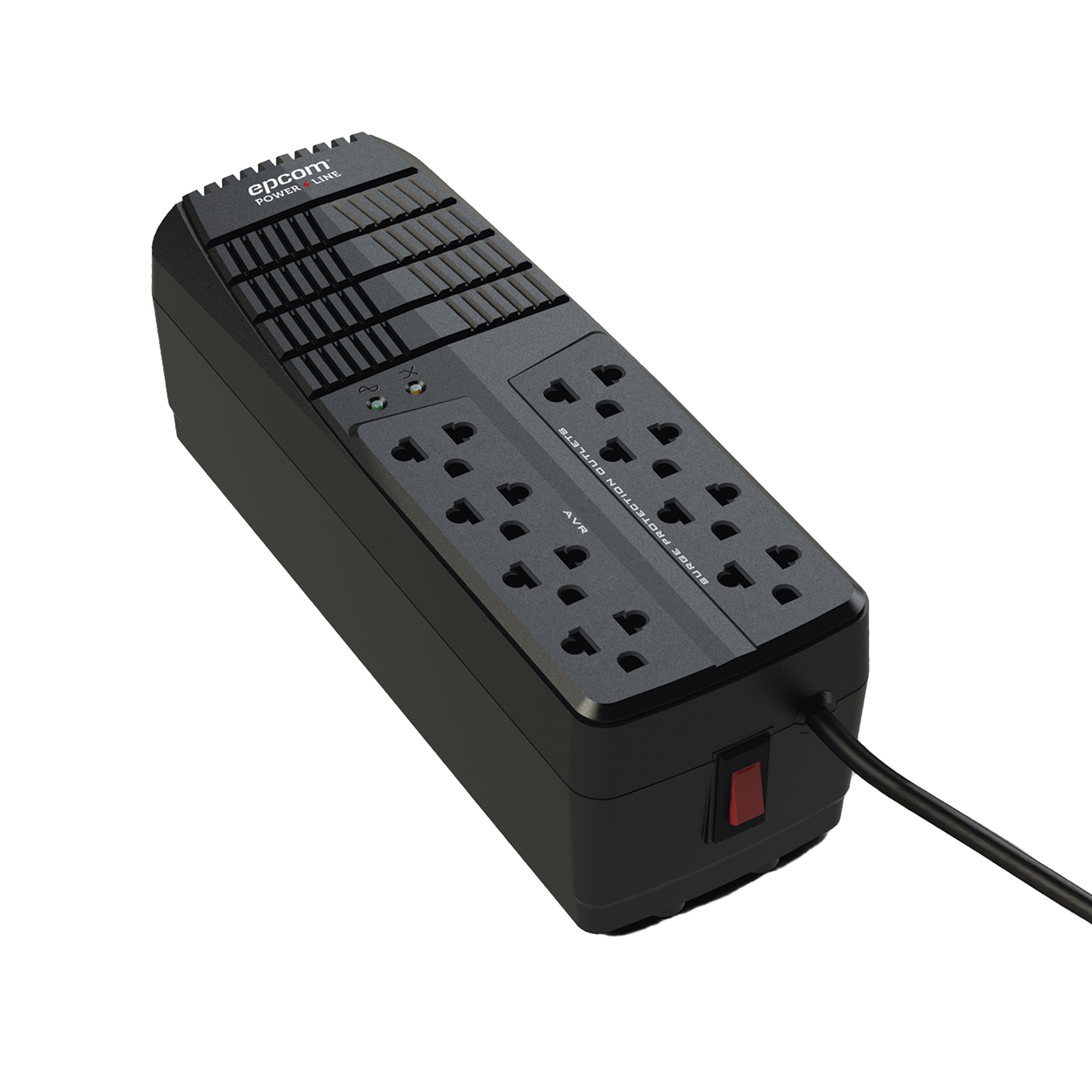 EPL2000AVR|Regulador de Voltaje 2000 VA-1000 W / 4 Contactos con AVR / 4 Contactos con Supresor de Picos / Protecci??n RJ11